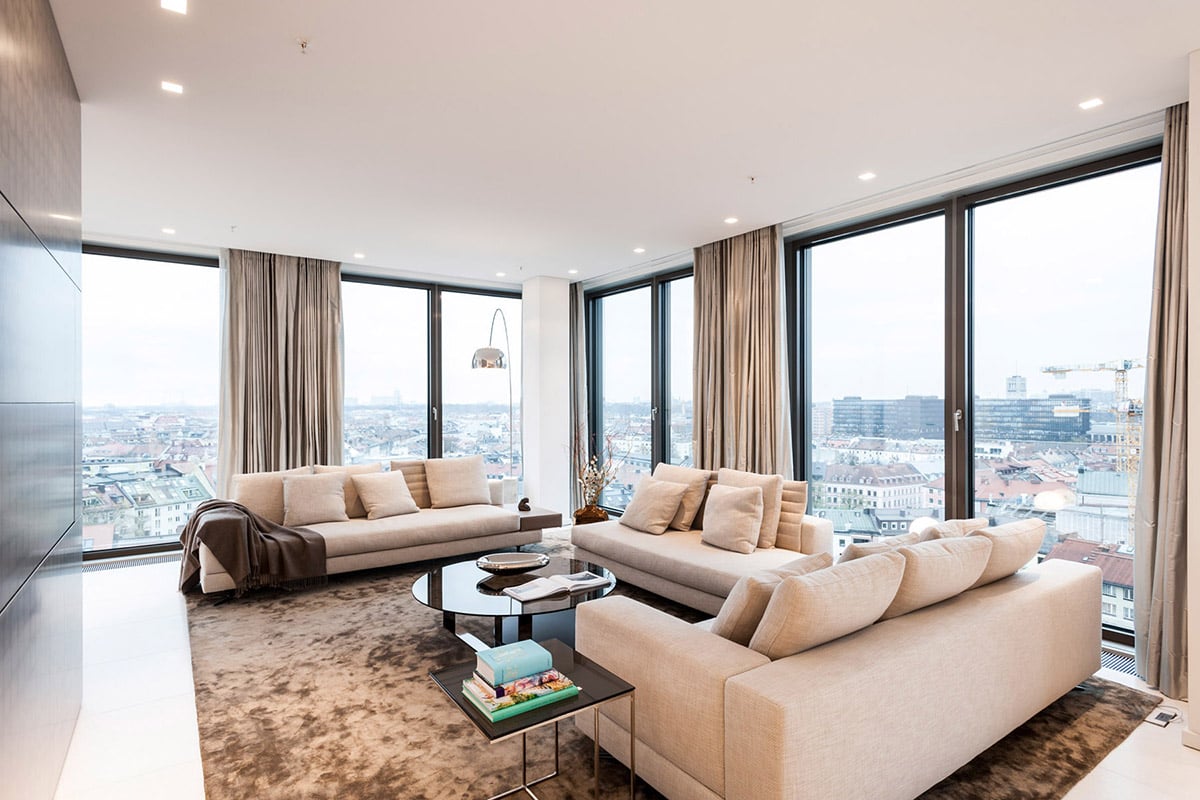 LuxusWohnung im exklusiven „The Seven“, München